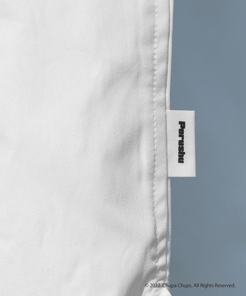 Perushu(ペルーシュ)の「Perushu×Chupa Chups刺繍シャツ(Tシャツ/カットソー・メンズ・オフホワイト/ライトブルー・LARGE/MEDIUM)」の8枚目の写真