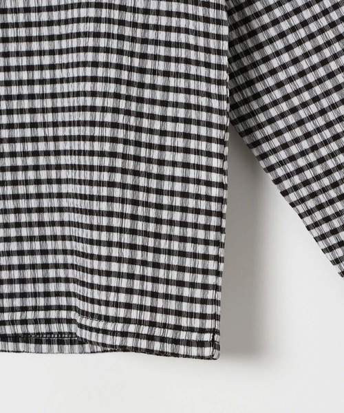 LOWRYS FARM（ローリーズファーム）の「ギンガムチェックインナーＬＳ　157556（Tシャツ/カットソー・キッズ・ブラック/ピンク/ブルー・110cm/120cm/130cm/140cm/150cm）」の5枚目の写真