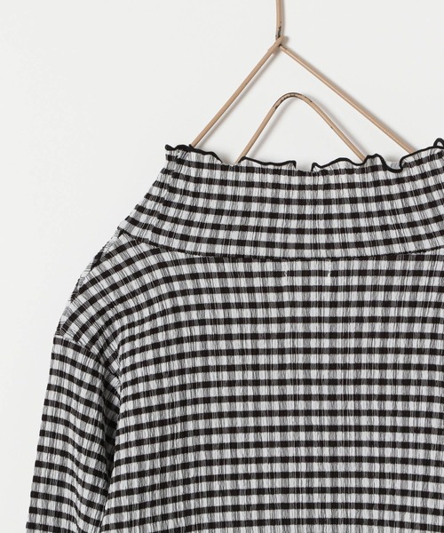 LOWRYS FARM（ローリーズファーム）の「ギンガムチェックインナーＬＳ　157556（Tシャツ/カットソー・キッズ・ブラック/ピンク/ブルー・110cm/120cm/130cm/140cm/150cm）」の8枚目の写真