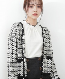 PROPORTION BODY DRESSING | ＜Ｅ＞ハイネックふくれジャガードトップス / 1212267800(Tシャツ/カットソー)