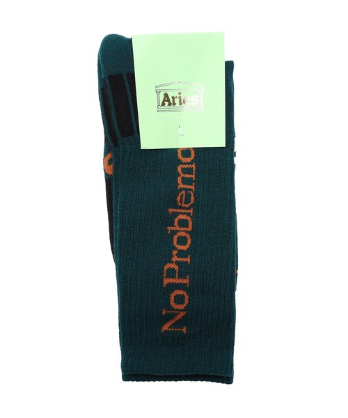 ARIES（アリーズ）の「Aries No Problemo Socks FTAR00043（ソックス/靴下・レディース・ホワイト/ブラック/グリーン・M-L/S-M）」の9枚目の写真