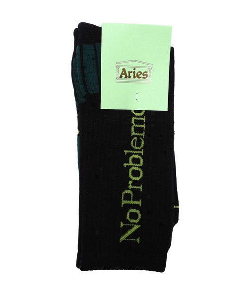 ARIES（アリーズ）の「Aries No Problemo Socks FTAR00043（ソックス/靴下・レディース・ホワイト/ブラック/グリーン・M-L/S-M）」の8枚目の写真