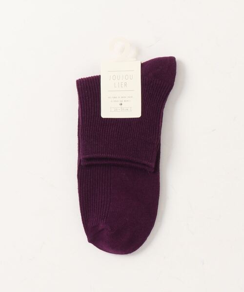 SESTO（セスト）の「gu22aw/リブショートソックス（ソックス/靴下・レディース・パープル/レッド/オレンジ/グリーン・ONE SIZE）」の13枚目の写真