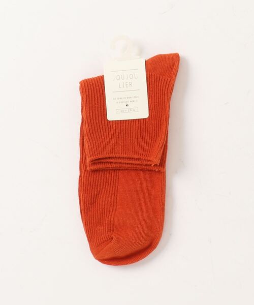 SESTO（セスト）の「gu22aw/リブショートソックス（ソックス/靴下・レディース・パープル/レッド/オレンジ/グリーン・ONE SIZE）」の11枚目の写真