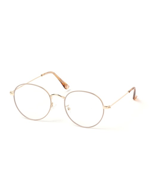 niko and...（ニコアンド）の「オリジナル細リムラウンドだて眼鏡（メガネ・レディース・ブラック/ライトブラウン/モカ・FREE）」の2枚目の写真
