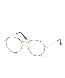 オリジナル細リムラウンドだて眼鏡