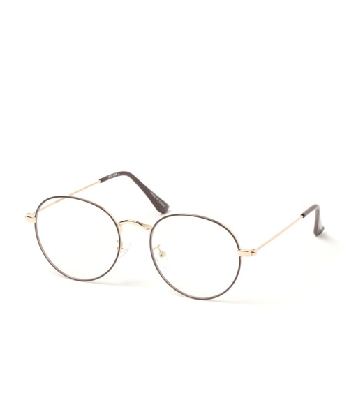niko and...（ニコアンド）の「オリジナル細リムラウンドだて眼鏡（メガネ・レディース・ブラック/ライトブラウン/モカ・FREE）」の3枚目の写真