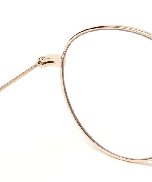 niko and...（ニコアンド）の「オリジナル細リムラウンドだて眼鏡（メガネ・レディース・ブラック/ライトブラウン/モカ・FREE）」の4枚目の写真