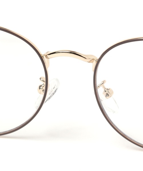 niko and...（ニコアンド）の「オリジナル細リムラウンドだて眼鏡（メガネ・レディース・ブラック/ライトブラウン/モカ・FREE）」の13枚目の写真