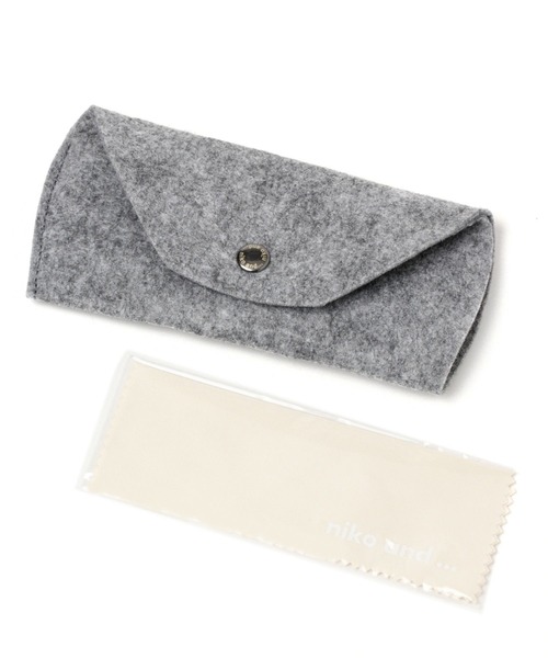 niko and...（ニコアンド）の「オリジナル細リムラウンドだて眼鏡（メガネ・レディース・ブラック/ライトブラウン/モカ・FREE）」の11枚目の写真