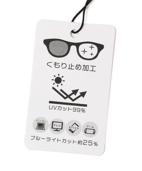 niko and...（ニコアンド）の「オリジナル細リムラウンドだて眼鏡（メガネ・レディース・ブラック/ライトブラウン/モカ・FREE）」の5枚目の写真