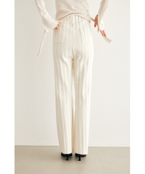 M_（エムアンダーバー）の「【M_】RIB KNIT パンツ（その他パンツ・レディース・ブラック/ベージュ/オフホワイト・0/1）」の17枚目の写真