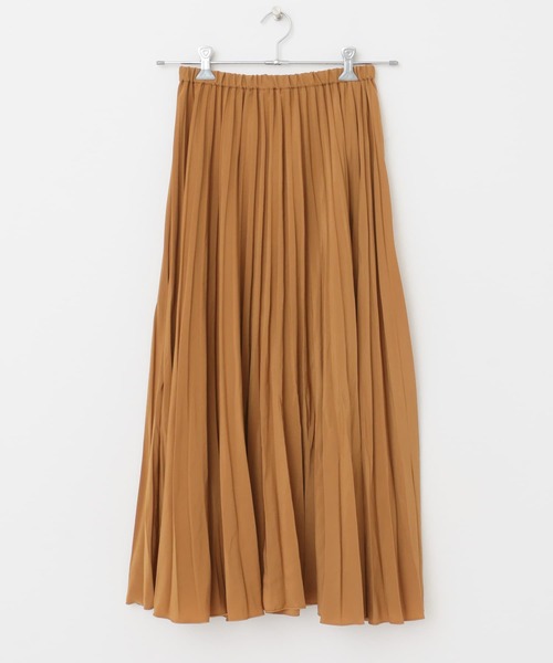 URBAN RESEARCH DOORS（アーバンリサーチドアーズ）の「ランダムプリーツロングスカート（スカート・レディース・パープル/ネイビー/キャメル・MEDIUM）」の20枚目の写真