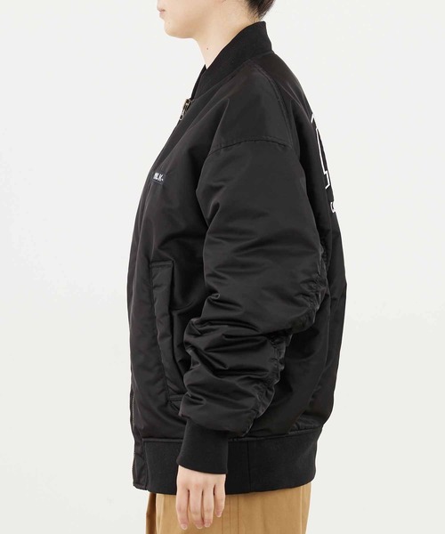 MILKFED.（ミルクフェド）の「MA-1 FLIGHT JACKET（MA-1・レディース・ブラック/オリーブ・ONE SIZE）」の10枚目の写真