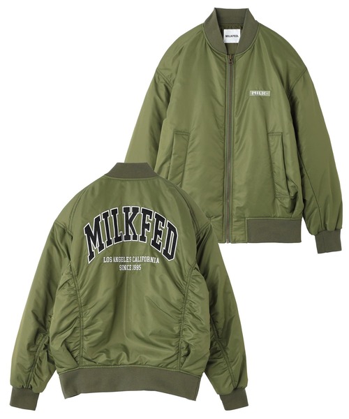 MILKFED.（ミルクフェド）の「MA-1 FLIGHT JACKET（MA-1・レディース・ブラック/オリーブ・ONE SIZE）」の16枚目の写真