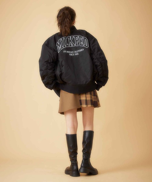 MILKFED.（ミルクフェド）の「MA-1 FLIGHT JACKET（MA-1・レディース・ブラック/オリーブ・ONE SIZE）」の21枚目の写真