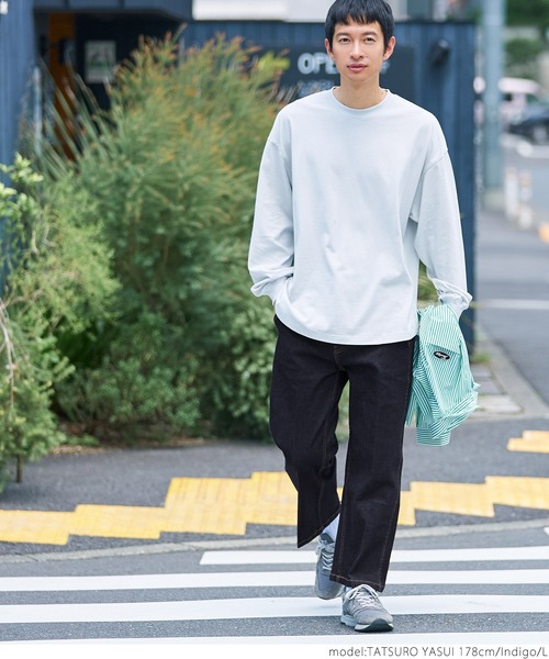 coca（coca）（コカ）の「メンズストレッチデニムスラックスパンツ（スラックス・メンズ・インディゴブルー・M/L/LL）」の6枚目の写真