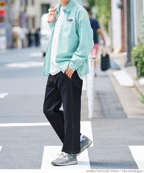 coca（coca）（コカ）の「メンズストレッチデニムスラックスパンツ（スラックス・メンズ・インディゴブルー・M/L/LL）」の7枚目の写真