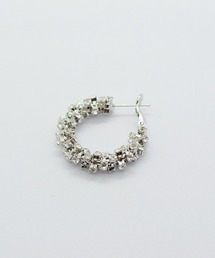 YU-KA : CZフープピアス