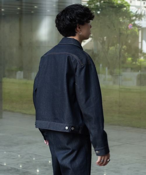 ONCILY(オンシェリー)の「RIGID DENIM JACKET / リジッドデニムジャケット(デニムジャケット・メンズ・インディゴブルー・MEDIUM/LARGE)」の8枚目の写真