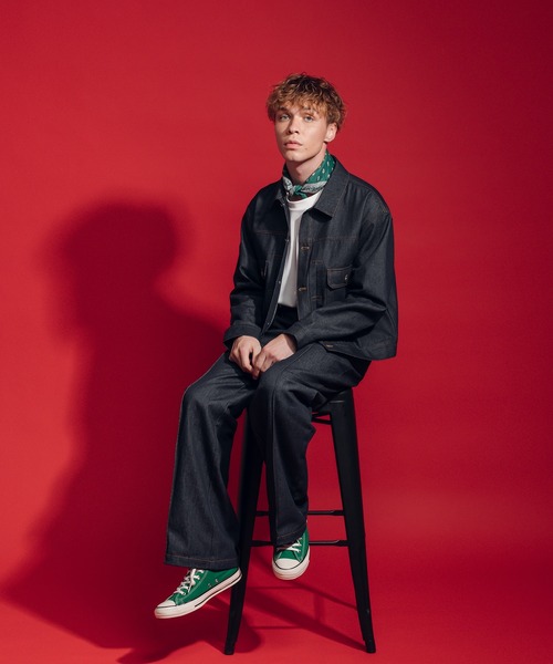 ONCILY(オンシェリー)の「RIGID DENIM JACKET / リジッドデニムジャケット(デニムジャケット・メンズ・インディゴブルー・MEDIUM/LARGE)」の4枚目の写真