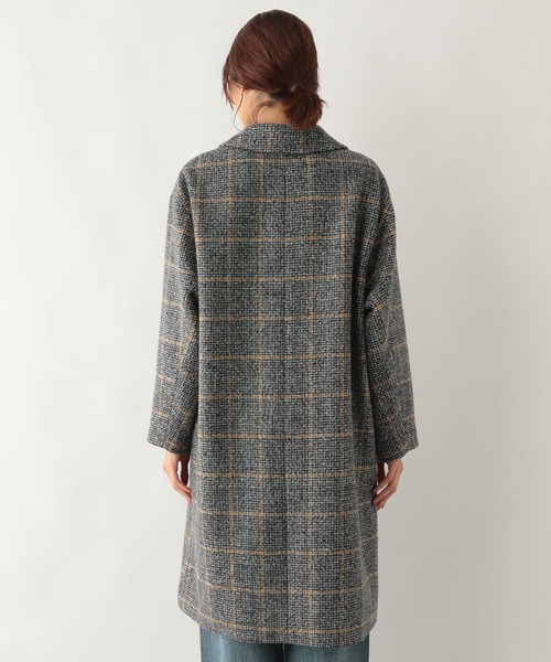 GLOBAL WORK（グローバルワーク）の「ウールライクチェックテーラーコート/123363（チェスターコート・レディース・グレー系その他/ブラウン系その他・MEDIUM/LARGE）」の13枚目の写真