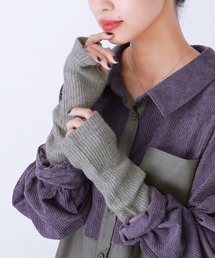 osharewalker | 【廃盤】『裏起毛リブ袖切替インナーカットソー』(Tシャツ/カットソー)