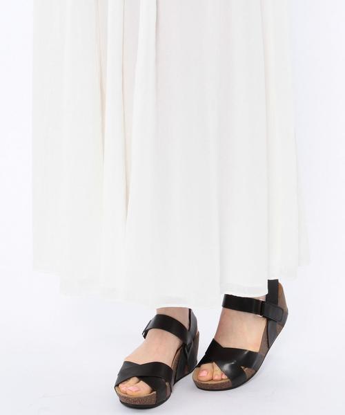 Another Edition(アナザーエディション)の「ギャザーロングスカート/AEBC C ギャザー LONG SK◆(スカート・レディース・ホワイト/ライトピンク/オリーブ・フリ-)」の15枚目の写真