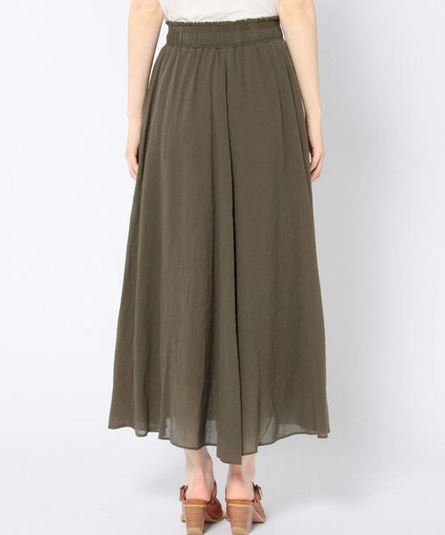 Another Edition(アナザーエディション)の「ギャザーロングスカート/AEBC C ギャザー LONG SK◆(スカート・レディース・ホワイト/ライトピンク/オリーブ・フリ-)」の18枚目の写真