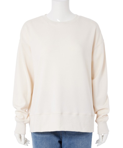 fifth（フィフス）の「バックデザインドライスウェット（スウェット・レディース・アイボリー/チャコールグレー/ネイビー/ブラック・S/M）」の2枚目の写真