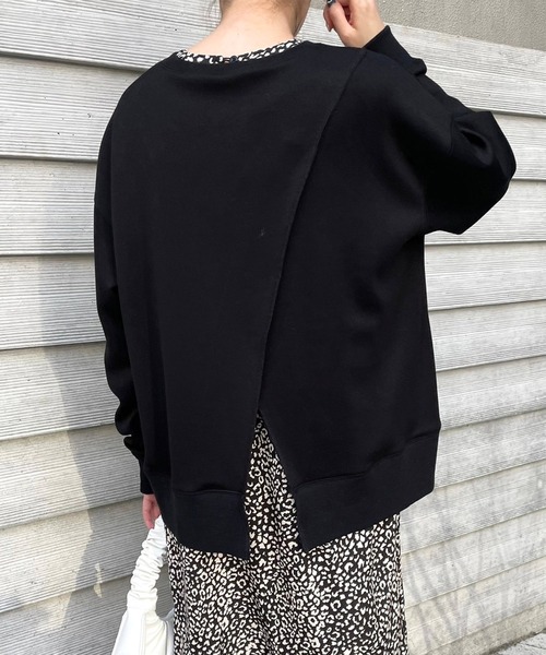 fifth（フィフス）の「バックデザインドライスウェット（スウェット・レディース・アイボリー/チャコールグレー/ネイビー/ブラック・S/M）」の6枚目の写真