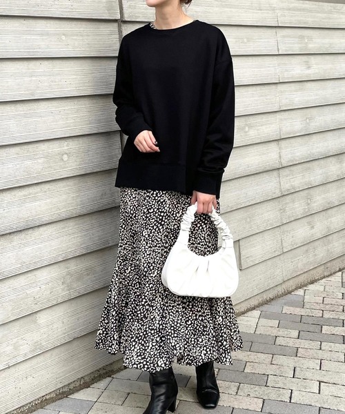 fifth（フィフス）の「バックデザインドライスウェット（スウェット・レディース・アイボリー/チャコールグレー/ネイビー/ブラック・S/M）」の9枚目の写真