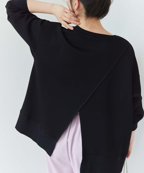 fifth（フィフス）の「バックデザインドライスウェット（スウェット・レディース・アイボリー/チャコールグレー/ネイビー/ブラック・S/M）」の11枚目の写真