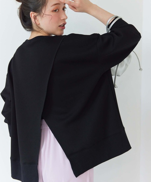 fifth（フィフス）の「バックデザインドライスウェット（スウェット・レディース・アイボリー/チャコールグレー/ネイビー/ブラック・S/M）」の13枚目の写真