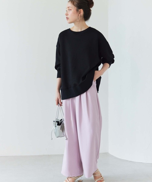 fifth（フィフス）の「バックデザインドライスウェット（スウェット・レディース・アイボリー/チャコールグレー/ネイビー/ブラック・S/M）」の16枚目の写真