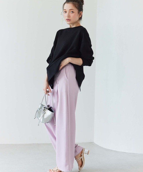 fifth（フィフス）の「バックデザインドライスウェット（スウェット・レディース・アイボリー/チャコールグレー/ネイビー/ブラック・S/M）」の18枚目の写真