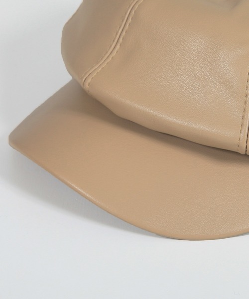 Julia Boutique（ジュリアブティック）の「合成皮革キャスケット/22657（キャスケット・レディース・ブラック/アイボリー/ベージュ・ONE）」の22枚目の写真