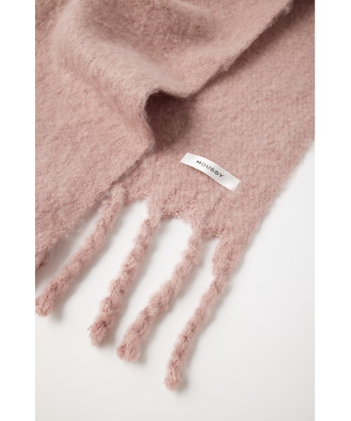 MOUSSY(マウジー)の「BOUCLE ストール(マフラー・レディース・ベージュ/アイボリー/ピンク/ライトブルー・FREE)」の16枚目の写真