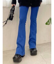 ハイウエストマークフィットフレアパンツ