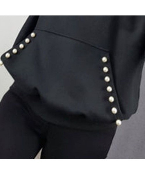 deux amour（ドゥーザムール）の「パールパーカー（その他トップス・レディース・ブラック/グレー・FREE(9)）」の5枚目の写真