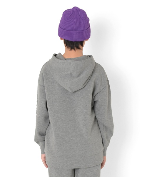 GLAZOS（グラソス）の「ダンボールニット・エンボスパーカー【セットアップ対応】（パーカー・キッズ・グレー/ブルー/ブラック・150cm/160cm/140cm/170cm）」の15枚目の写真