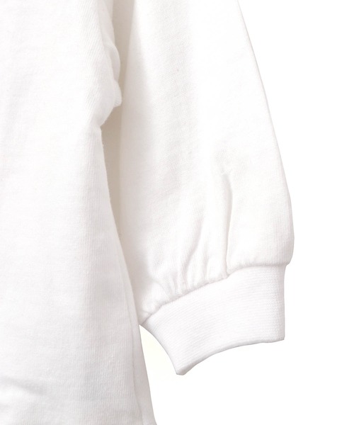 MAKE YOUR DAY（メイクユアデイ）の「ドーナツタイムロンパース（ロンパース・キッズ・ミント/オフホワイト・70/80）」の7枚目の写真