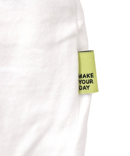 MAKE YOUR DAY（メイクユアデイ）の「ドーナツタイムロンパース（ロンパース・キッズ・ミント/オフホワイト・70/80）」の8枚目の写真