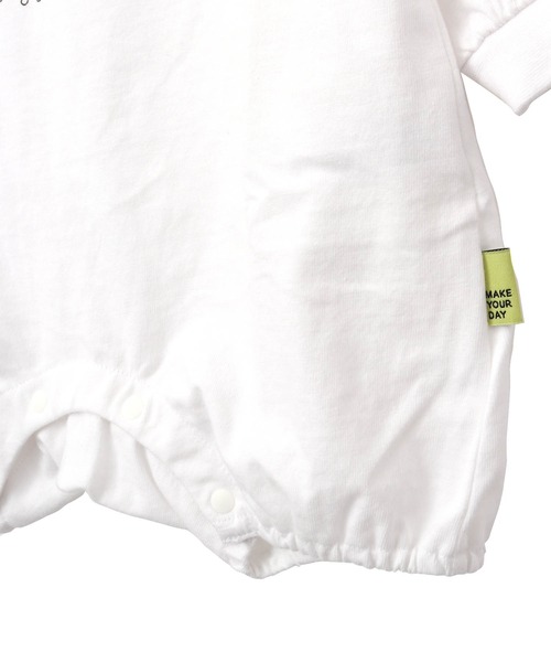 MAKE YOUR DAY（メイクユアデイ）の「ドーナツタイムロンパース（ロンパース・キッズ・ミント/オフホワイト・70/80）」の9枚目の写真