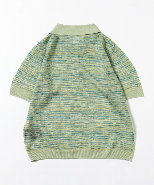 BEAMS BOY（ビームスボーイ）の「maturely / Rame Open Work Polo Shirt（ポロシャツ・レディース・イエロー系その他4/パープル・0/1）」の11枚目の写真