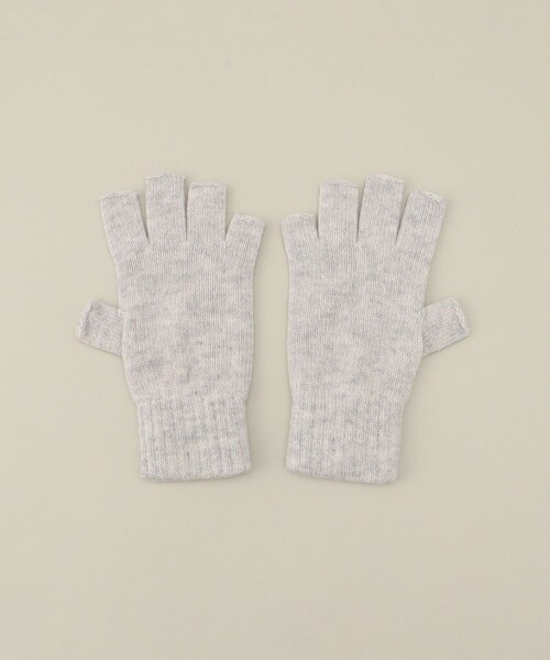 William Brunton/ウイリアム ブラントン 2ply FINGERLESS GLOVE/カシミヤフィンガーレスグローブ（手袋 ...