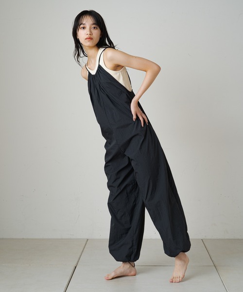 earthy（アーシー）の「【earthy_】キャミサロペット（パッカブル