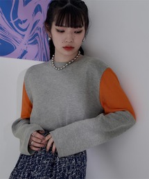 miette | ｼｱｰ切替ｽﾘｰﾌﾞﾆｯﾄ(ニット/セーター)