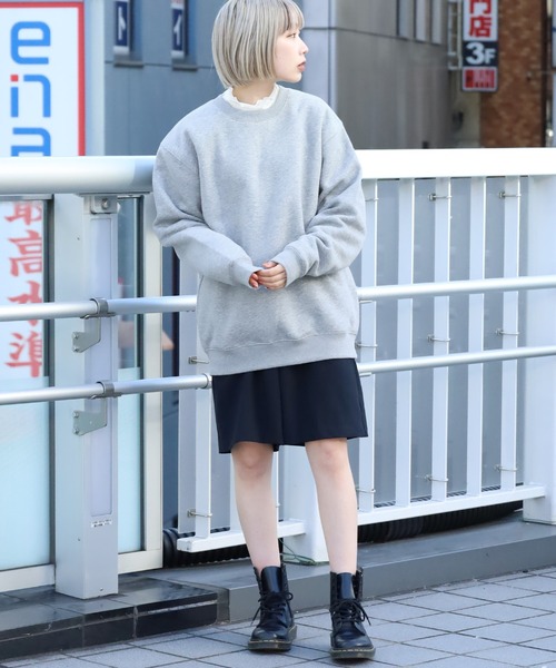 ROOPTOKYO(ループトウキョウ)の「10.0オンス クルーネック スウェット トレーナー 裏起毛 無地(スウェット・メンズ・ブラック/グレー/アッシュ/ホワイト・L/XL/M/S)」の6枚目の写真