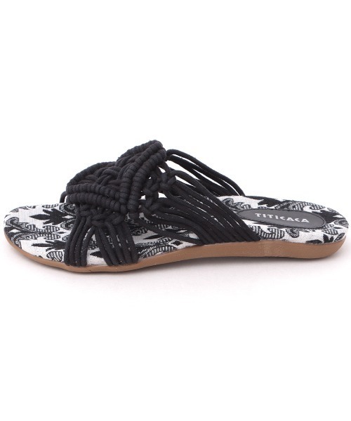 チチカカ（チチカカ）の「マクラメサンダル（サンダル・レディース・ブラック/ホワイト・MEDIUM/LARGE）」の16枚目の写真